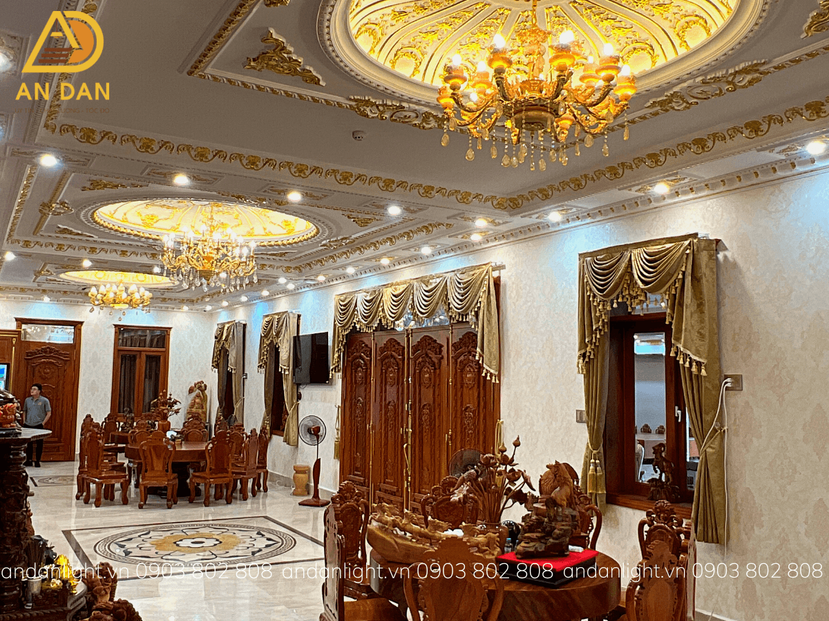 GIA VIÊN BẠC TỶ ĐƯỜNG MAI CHÍ THỌ – CÔNG TRÌNH ĐÈN CHÙM PHA LÊ