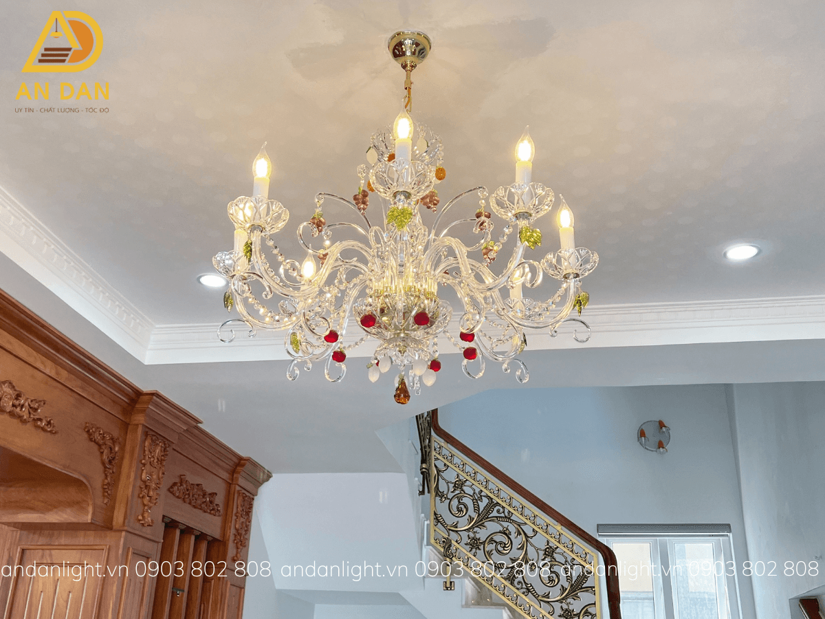VILLA QUẬN 2 KHU De Capella - CÔNG TRÌNH ĐÈN CHÙM TIỆP KHẮC