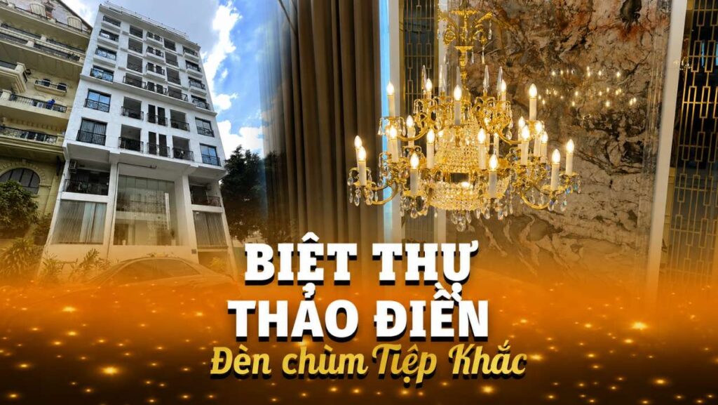 PENTHOUSE THẢO ĐIỀN - CÔNG TRÌNH ĐÈN CHÙM PHA LÊ TIỆP KHẮC