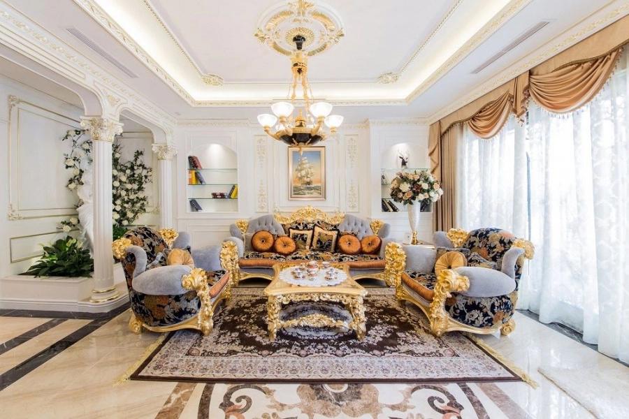 Lắp đặt đèn chùm cho biệt thự quận 2