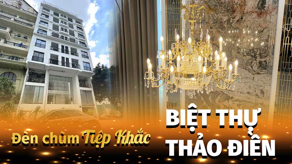 thumbnail đèn chùm thảo điền