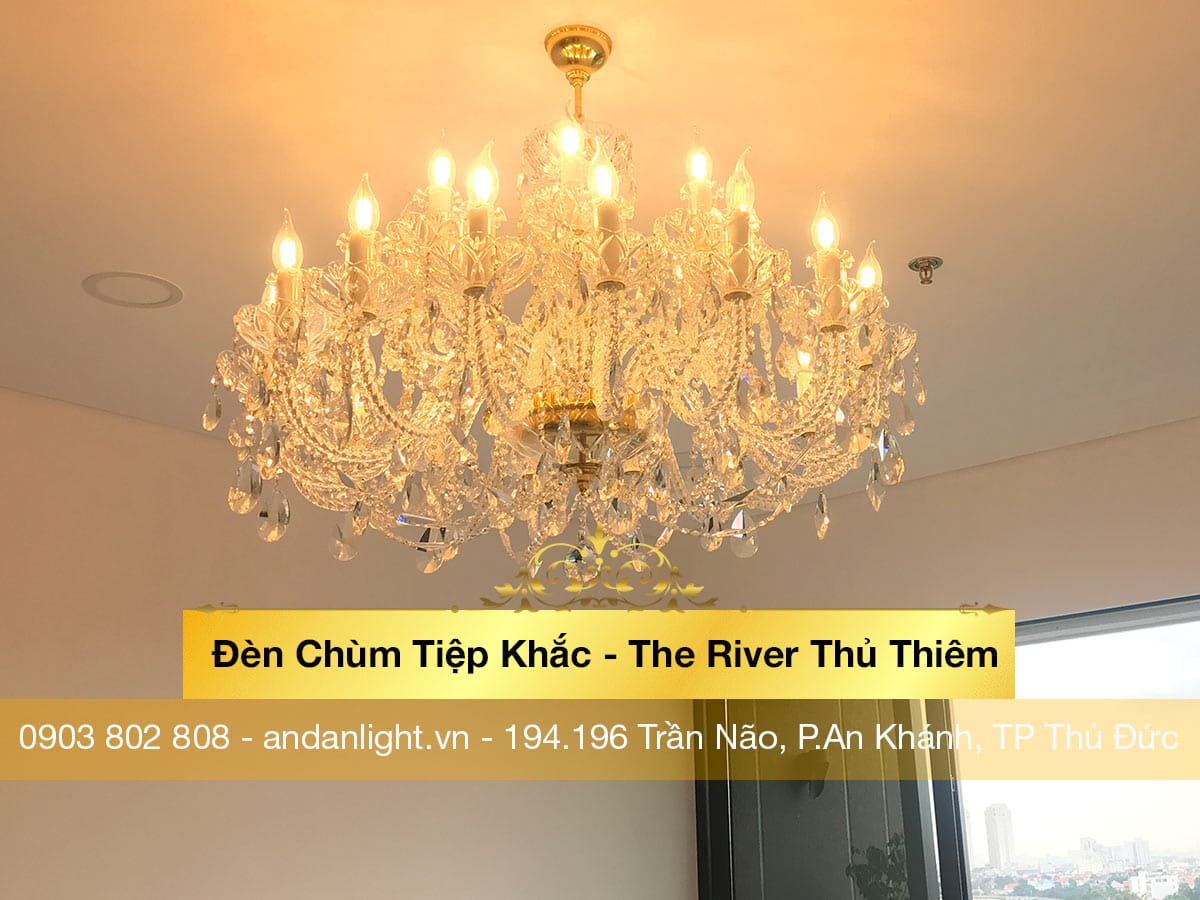 CĂN HỘ THE RIVER THỦ THIÊM - ĐÈN CHÙM TIỆP KHẮC