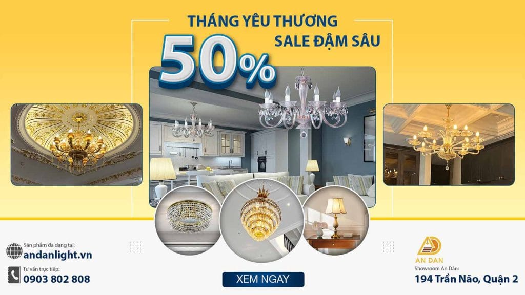 khuyến mãi đèn chùm