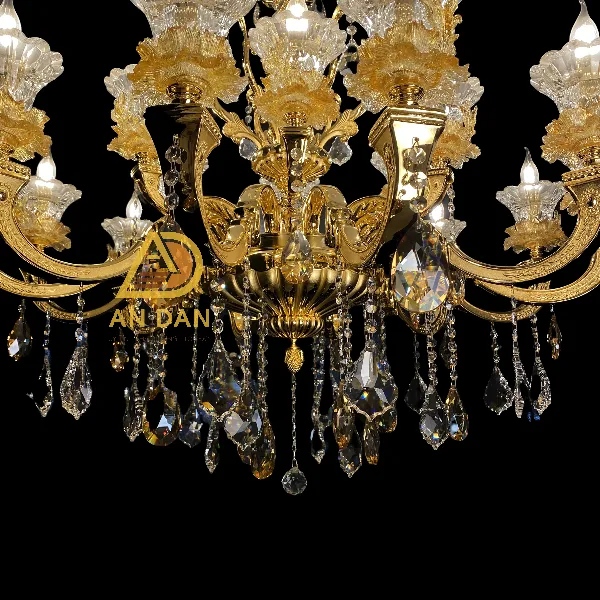 Đèn Chùm Mạ Vàng 176004-12+6 - Ảnh 9