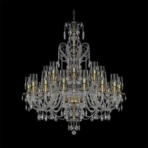 Đèn Thông Tầng Pha Lê L138/16+8/01/AB3 T pb