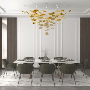 Đèn Thả Pha Lê Elite Bohemia Holly Leaf