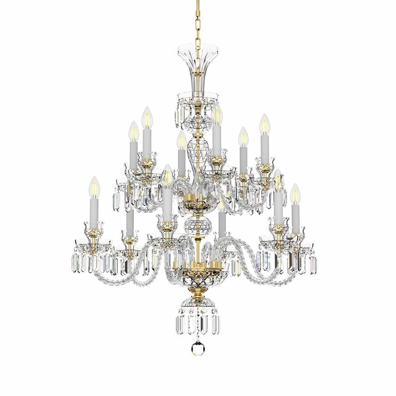 Đèn Chùm Pha Lê Tiệp L678/6+6/03 - Ảnh 2