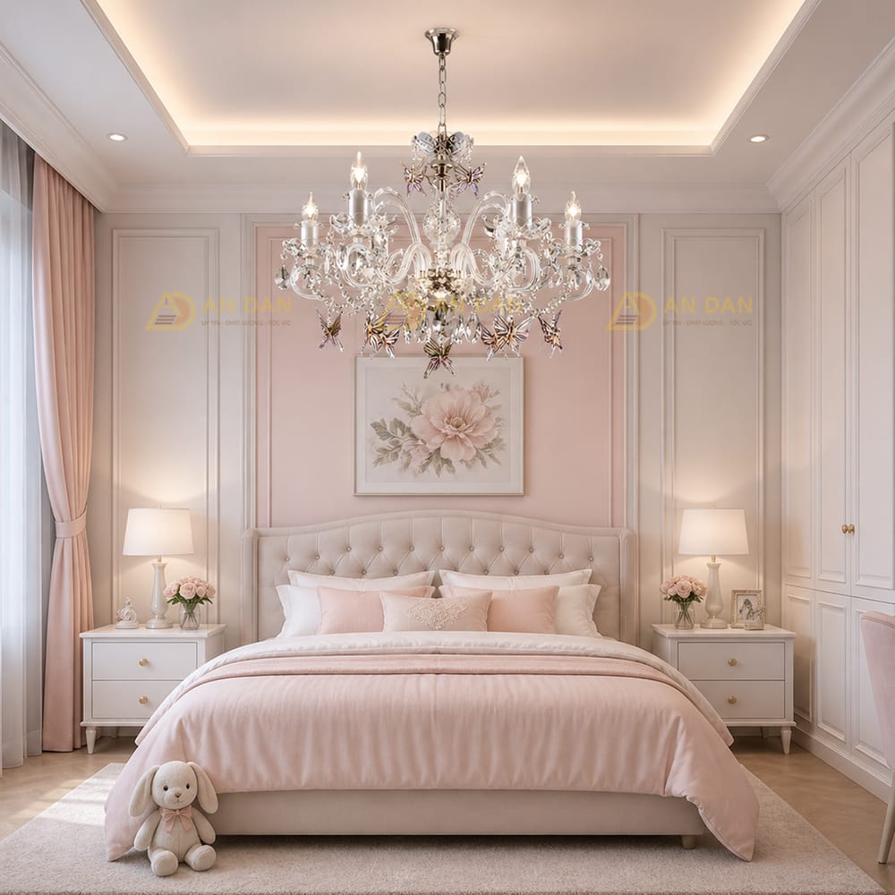 Đèn Chùm Pha Lê Tiệp Khắc L165/6/02 Butterfly - Ảnh 2