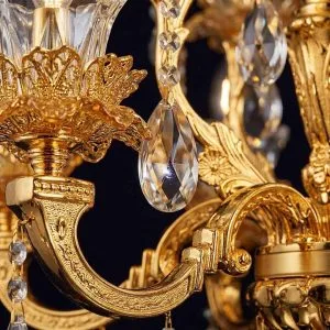 Đèn mạ vàng 24K