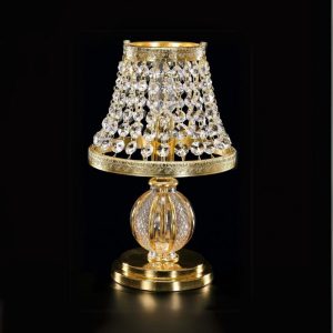 Đèn Bàn Đồng Pha Lê Tiệp Khắc BO ES181105ZL79