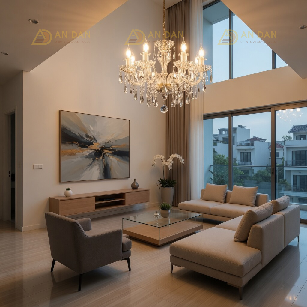 Đèn Chùm Pha Lê Tiệp Khắc L177/8/09 pb - Ảnh 2