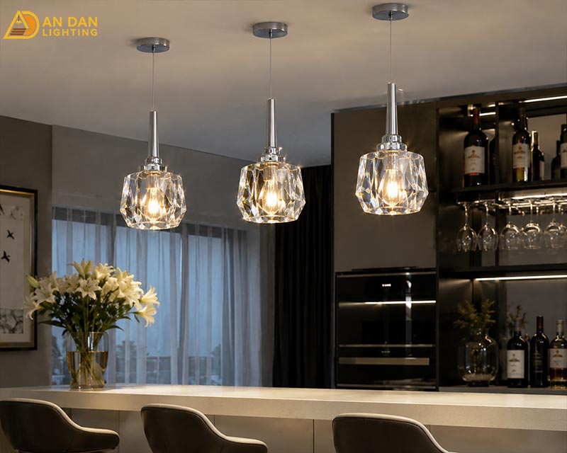 Top mẫu đèn thả quầy bar được ưa chuộng năm 2026