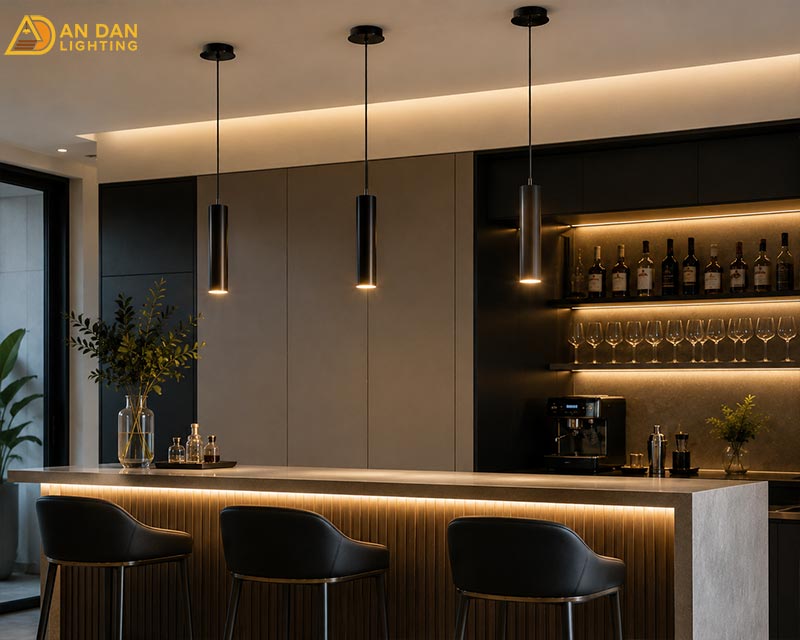 Top mẫu đèn thả quầy bar được ưa chuộng năm 2026