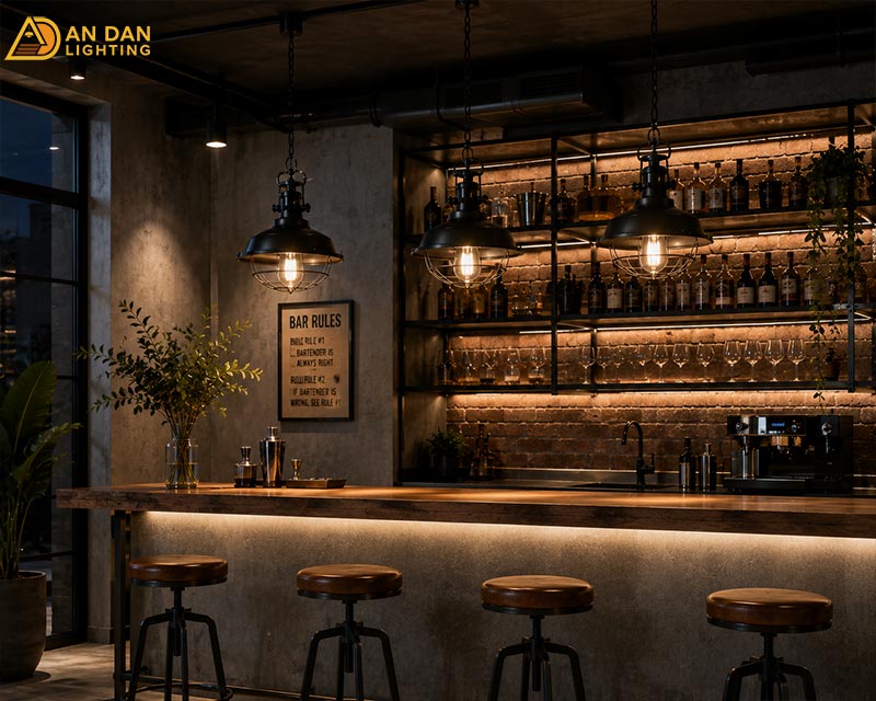 Top mẫu đèn thả quầy bar được ưa chuộng năm 2026