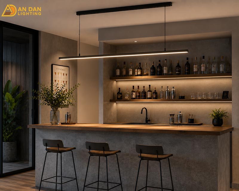 Top mẫu đèn thả quầy bar được ưa chuộng năm 2026