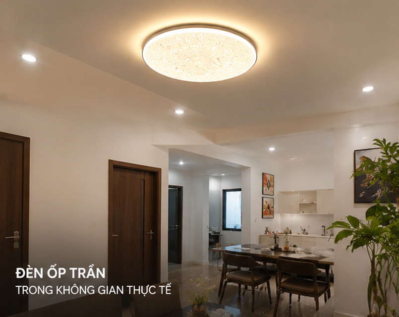 đèn ốp trần đẹp