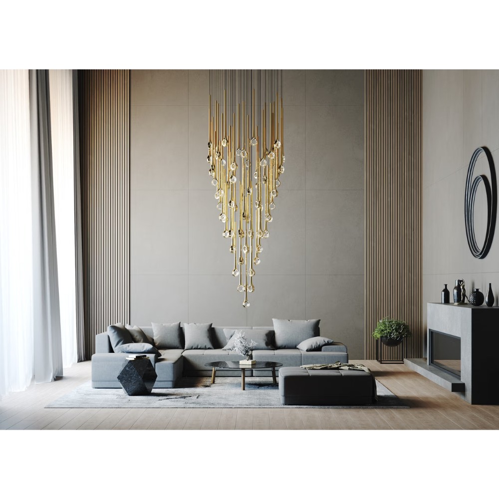Đèn Thả Trần Pha Lê Eyelet