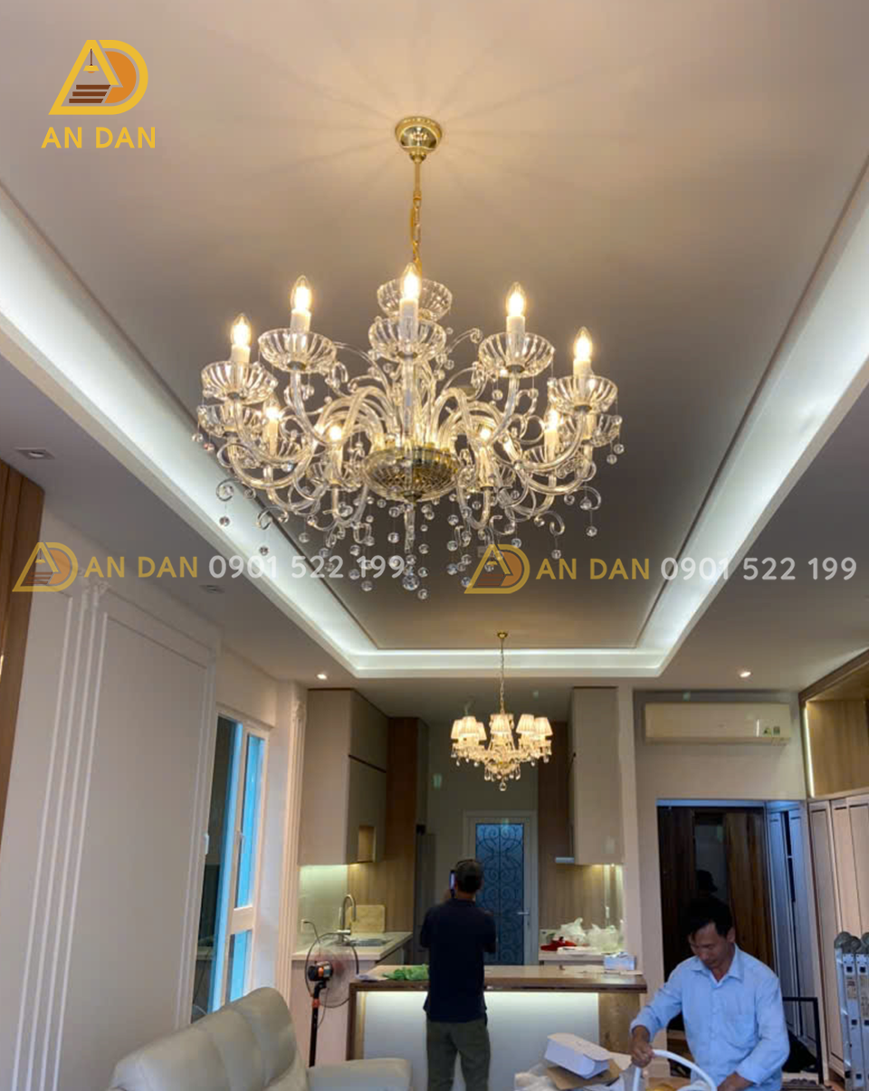 đèn chùm pha lê tiệp khắc