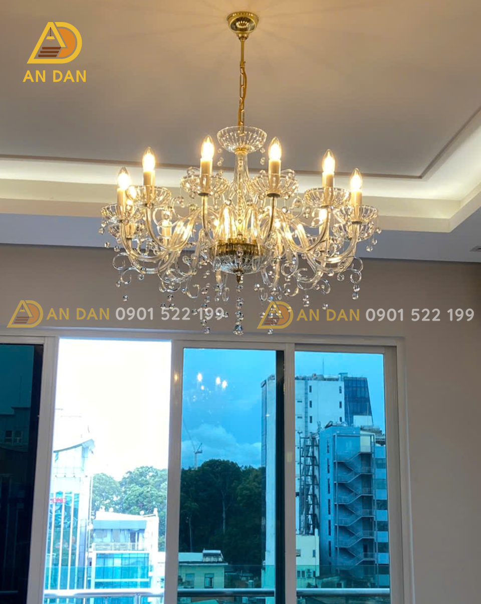đèn chùm pha lê tiệp khắc
