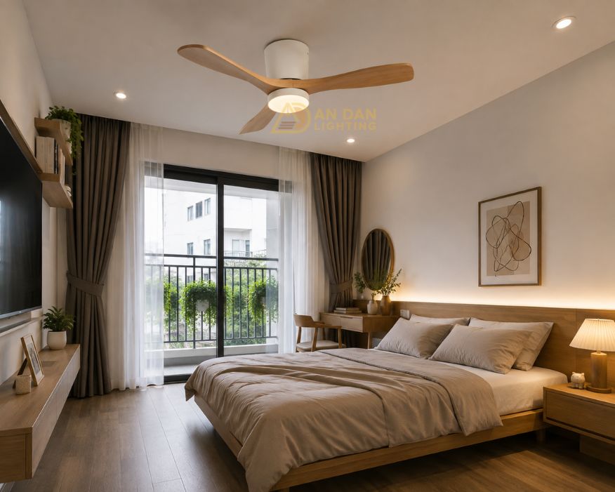 quạt trần đèn đẹp 