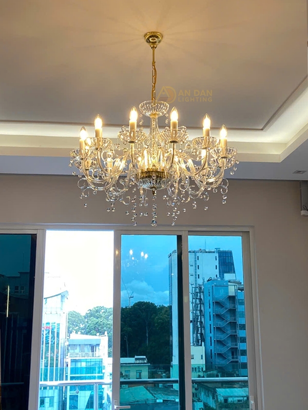 Đèn chùm pha lê cổ điển