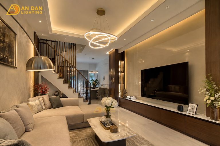 Kinh nghiệm thiết kế ánh sáng hoàn hảo cho phòng khách
