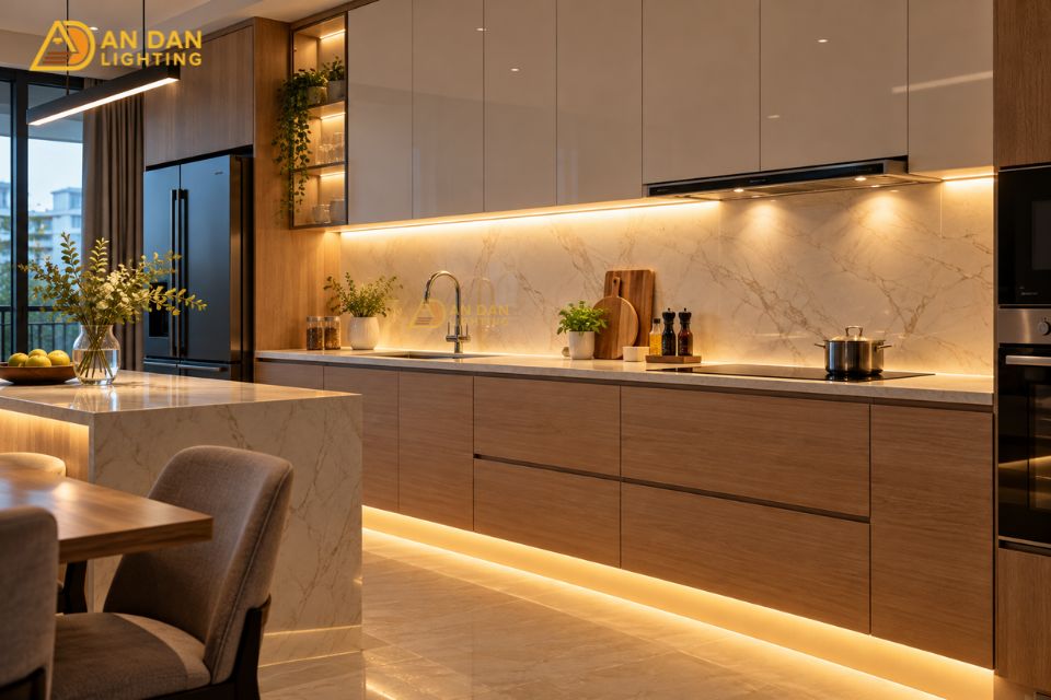 đèn led tủ bếp