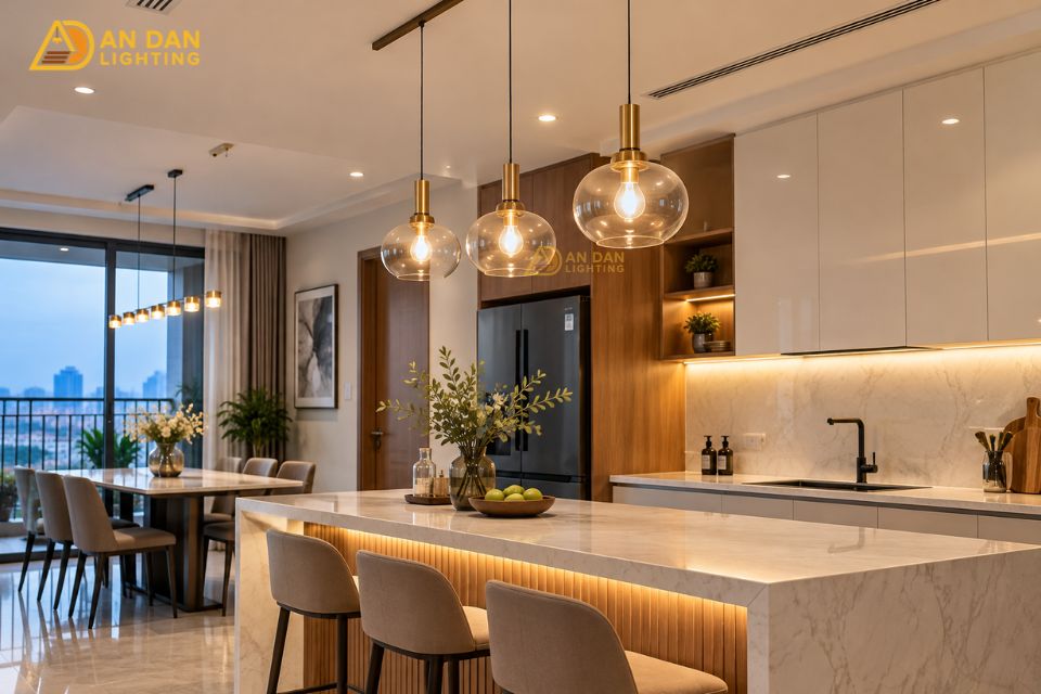 đèn thả bếp đẹp