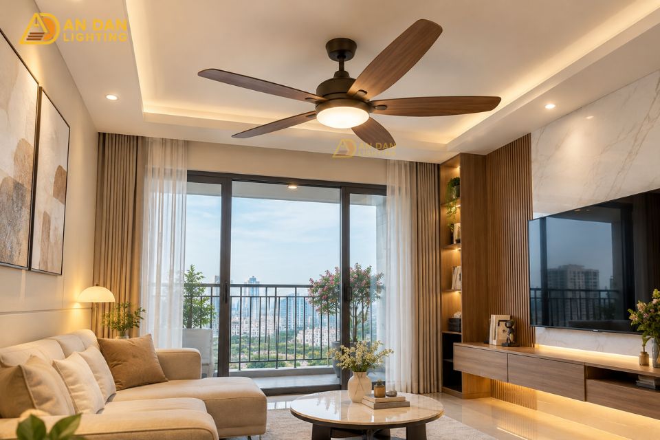 lắp quạt trần cho chung cư